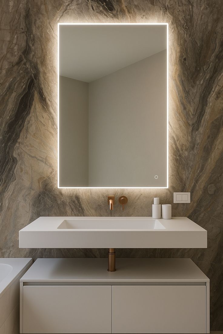 LED Mirror - Oval